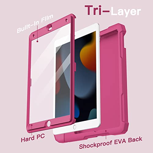 Image of JETech Kids Case for iPad 9th /8th /7th Gen 10.2 inch, Plum