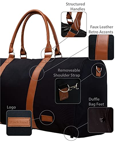 Image of Rockland Weekend Travel 25 inch Duffel Bag, Black