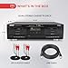 Pyle Dual Stereo Cassette Tape Deck - Clear Audio Double Player Recorder System w/ MP3 Music Converter, RCA for Recording, Dubbing, USB, Retro Design - For Standard / CrO2 Tapes, Home Use - PT659DU
