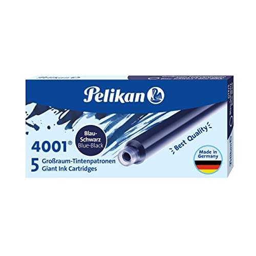 Preisvergleich Produktbild Pelikan 310607 Tintenpatronen 4001 GTP / 5, 5-er Pack, blau / schwarz