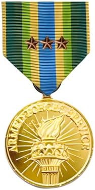 Armed Forces Service Medal Full Size Anodized Finish