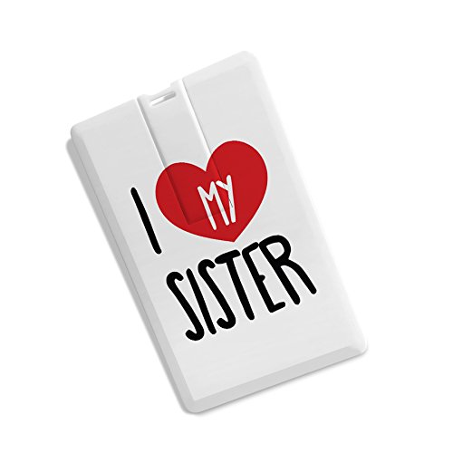100yellow® Credit Card Shape I Love Sister Print High Speed 16GB Pen Drive (B0731D4GSG) Amazon Price History, Amazon Price Tracker