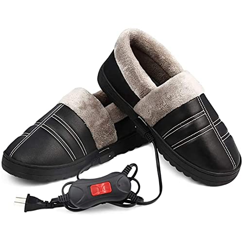 ESGT Zapatillas de calefacción eléctricas USB Calentadores de pies con calefacción Calentadores de pies con calefacción eléctrica para Hombres y Mujeres Zapatillas de Calentamiento cómodas Cover