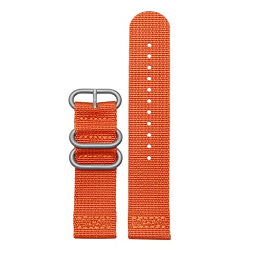 Bracelet sport étanche 24mm pour Casio PRW-6600 nylon modifié résistant avec boucle argent