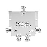Frecuencia amplia: 800-2500MHz y baja pérdida de inserción: ≤3.1db y tipo de conector: N-hembra