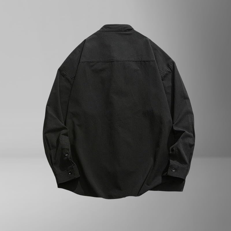 Chemise homme chanvre col montant pour vos sorties d'été