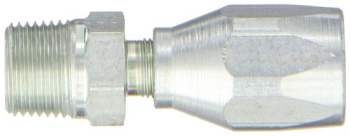 Image of EATON Weatherhead 24706N-106 Male Pipe Rigid Fitting, AISI /SAE 12L14 Carbon Steel, 5 /16 inch Hose ID, 3 /8 inch Pipe Size