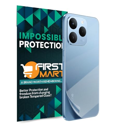 Image of FIRST MART TPU Back Screen Protector for Realme 15T - Unbreakable Membrane Protection, Case Friendly Coverage, Bubble-Free, Scratch-Resistant [ 1 Pack]