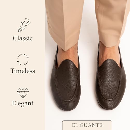 Mens Casual Shoes El Guante Flat Camel | Loafers for Men Inspired by Julio Iglesias | Soft Flexible | Romero & MC Paul3