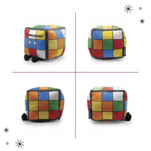 Image of Punchkins Cube Plushie - I'm Complicated Funny Cube Plush, Gift for Puzzle Lovers, Sassy Plush Toy for Gifting