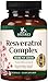 100% Pure Resveratrol - Highest Potency 1800mg Per Serving - Made in USA - Natural Antioxidant Supplement Extract, Trans-Resveratrol Pills for Anti-Aging, Cardiovascular Heart Support - 60 Capsules