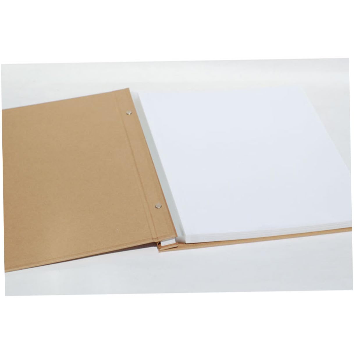 STOBAZA Álbum de Fotos DIY Adhesivo de Papel Kraft 20 Hojas, Encuadernación Fuerte y Diseño Creativo para Recuerdos de Viajes y Regalos Obsequios