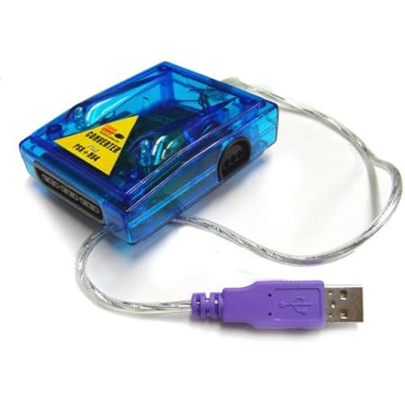 Nintendo 64 N64 / PS2 2in1 USB Controller Adapter to PC