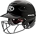 Rawlings Coolflo NOCSAE Molded Batting Helmet with Face Guard, Black, One Size