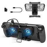 Switch 2用冷却ファン【2025年新登場】AriKroii スイッチ2冷却ファンコンソールゲーム 放熱対策 3風速調節可能 LED照明効果付き 小型 軽量 Steam Deck/Nintendo Switch/Nintendo Switch OLEDに対応 静音動作 積み下ろしが簡単