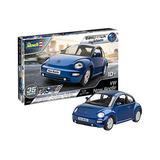Revell- VW Beetle (New) 1:24 Kit Modello (07643)