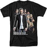 NBC House M.D. Crew Adult T-Shirt, Large Black