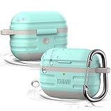 KMMIN Waterproof Case for AirPods Pro 1st & 2nd Generation, Premium Silicone Protective Case for Air