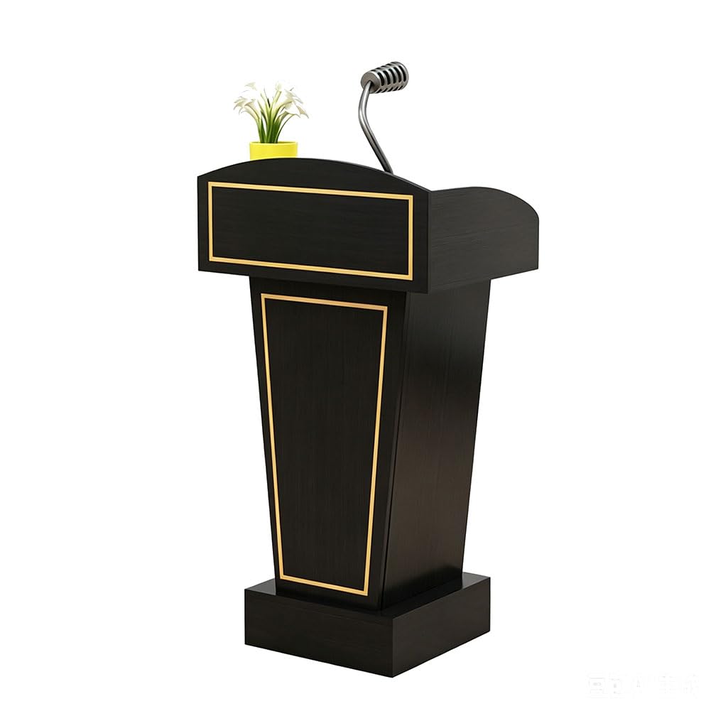 HGTRH Podium Stand, Podium Lecturns and Podiums Lecterns & Podiums Wooden Podium Lectern Podium Stand With drawers E