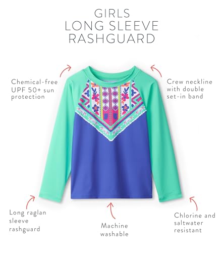 Image of Hatley Girls' Long Sleeve Rashguard