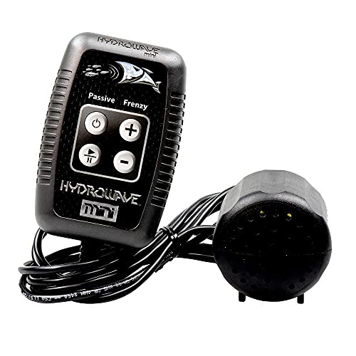 HYDROWAVE Walleye Mini Electronic Fishing Call Package for Docks and Small Boats - Passive and Frenzy Sound Modes - Stimulate Stimulate a Feeding Frenzy and Attract More Fish