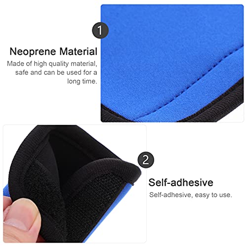 Generic Neoprene Handle Wrap, Travel Bag Covers, Luggage Grip Identifiers Suitcase Wraps (Blue), Black,Blue #TOP3
