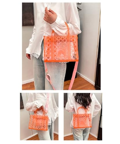 Bolso crossbody Jelly para mujer verde claro miniatura 4