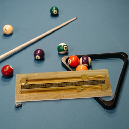 Marcador de puntuación para billar y snooker montado en pared miniatura 5