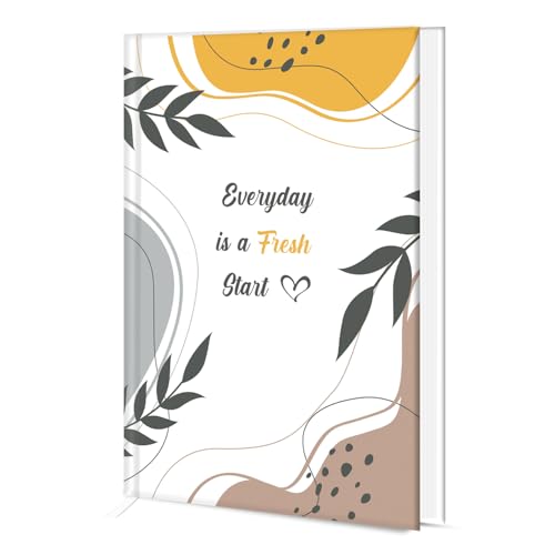 Image of Hard Bound Notebook for Girls & Women | A5 Ruled Journal | 192 Pages | 80 GSM Premium Paper | Designer Laminated Cover | Ribbon Bookmark | Notebook for School, College, Office, Journaling & Note Taking (DM4009)