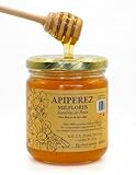 APIPEREZ - Miel Cruda de Mil Flores 500 g, Artesanal y Natural, sin Pasteurizar, Origen España - Miel de Sabor Dulce y Floral, Cosecha de Primavera en Perín