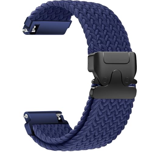 Sundara 22mm gewebte Nylon Uhren Armband für Venu 2 3/Forerunner 255 265/Vivoactive 4/Instinct 2/Samsung Galaxy Watch 3 ...