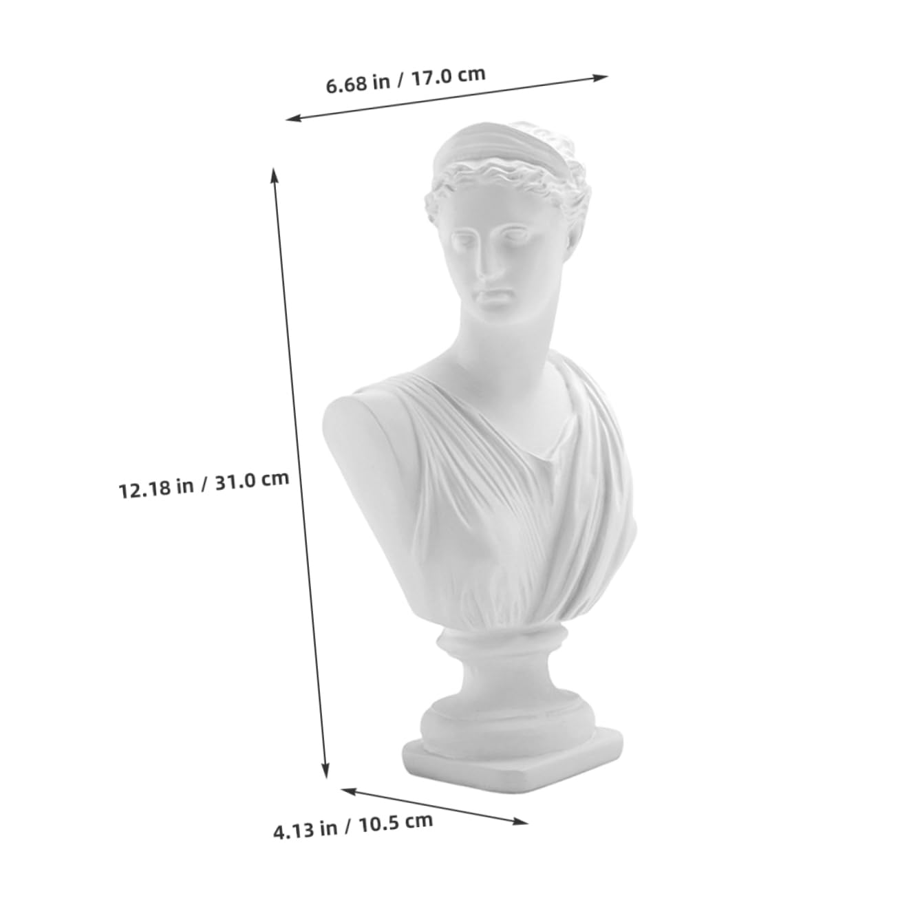 Busto Decoración Diosa De La Resina Figura Diosa Estatua Artesanía De Resina Exquisita Estatua Griega Ornamento Diosa De La Resina Escultura Resina Estatua Griega Diosa Decoración