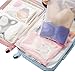 20 Pezzi Sacchetti Trasparenti da Viaggio Sacchetti Impermeabili,Borse per la conservazione con Chiusura a Zip in plastica Organizer Riutilizzabile Perfect per Viaggio Bagagli (2 Taglie)