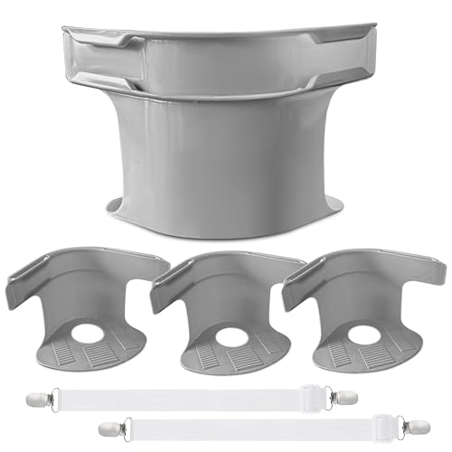 Bed Sheet Holder 6 Pack - 2 Adjustable Fitted Sheet Clips & 4 Corner BedSheet Grippers with Anti-Slip Teeth - Keep Bedding Tight Smooth & Wrinkle-Free - Universal Fit for All Mattress Sizes