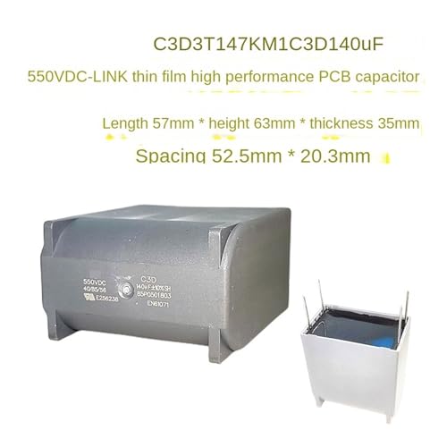 Condensateurs C3D 110uF 550V CC pour onduleur solaire et soudure industrielle