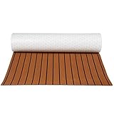 teak bootsdeck pflege 240cm x 90cm x 6 mm Non-Skid EVA Schaum faux Teak Platten, weich und langlebig.