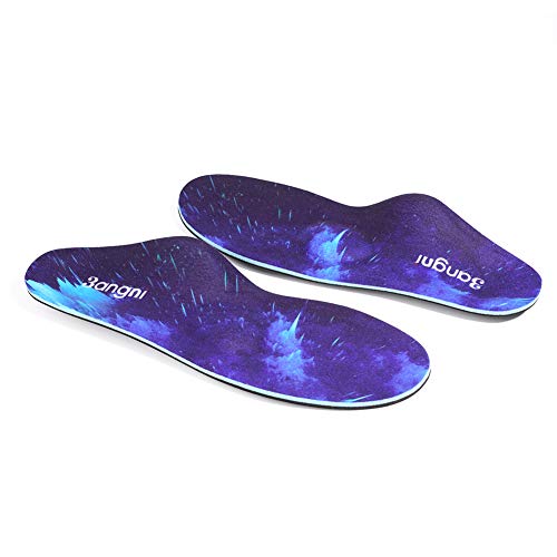 3ANGNI Orthesen-Einlegesohle High Arch Support-Einsatz zum Servieren von flachen Füßen Plantarfasziitis Orthopädische Männer Frauen Schuh Innensohle Pad Cover