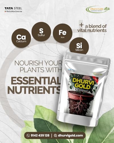 Dhurvi Gold by Tata Steel - Enriched Micronutrient Mix for Live Plants, Indoor and Outdoor Garden - 1 KG - Image 4