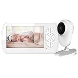 Baby rabbit-SS Video-Babyphone Mit Kamera, 4,3-Zoll-LCD-Bildschirm, Zwei-Wege-Audio, Infrarot-Nachtsicht Und Temperaturüberwachungsfunktion,US