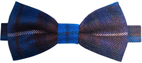 Cravate tartan Buchanan Blue ajustable pour mariages et cérémonies