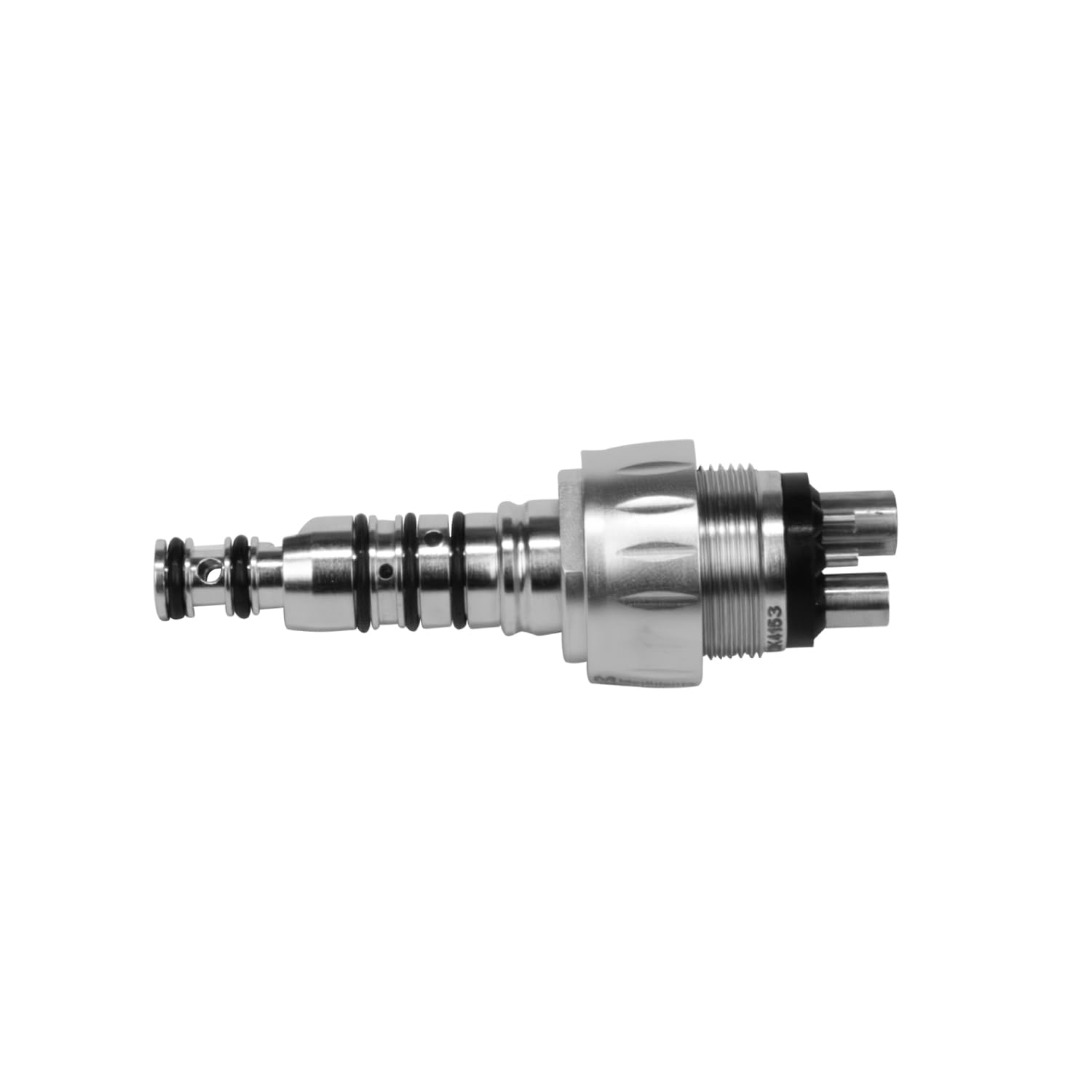 Medidenta KaVo Style 4-Hole Coupler - Non-Optic High-Speed Handpiece Connector, Full 360° Swivel, Compatible with All KaVo-Style Handpieces, 1-Year Warranty (1 Unit)
