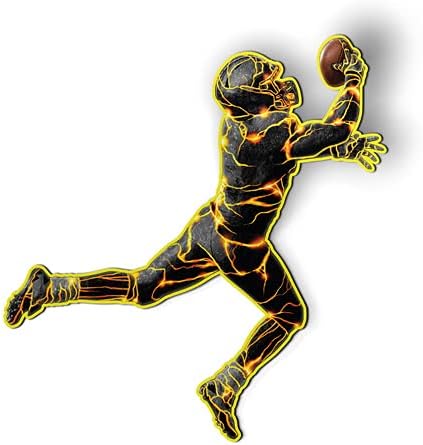 Football Player - 5" Magnet for Car Locker Refrigerator