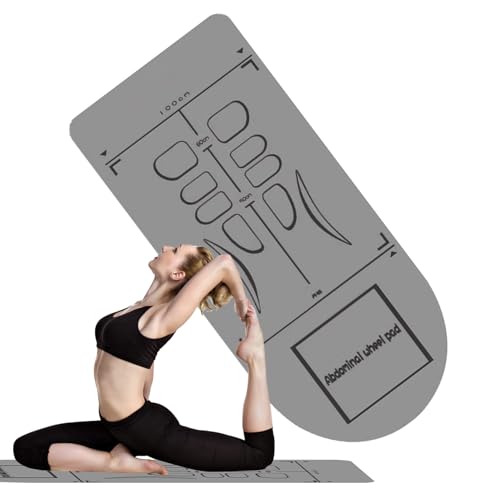 Esterilla para entrenamiento abdominal – Estable antideslizante gruesa reutilizable larga almohadilla de ejercicio – abdominales yoga ejercicio rodilleras para yoga, saltar la cuerda, pilates