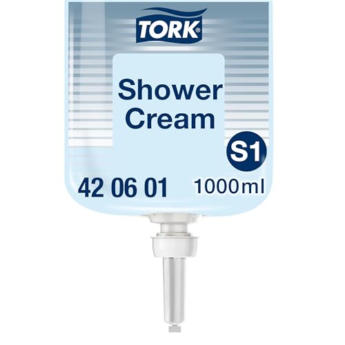 Tork 420601 Jabón líquido para el cabello y el cuerpo, Gel de ducha y champú 2 en 1 para sistemas dispensadores S1 -, fragancia fresca, unisex, 1 x 1000 ml