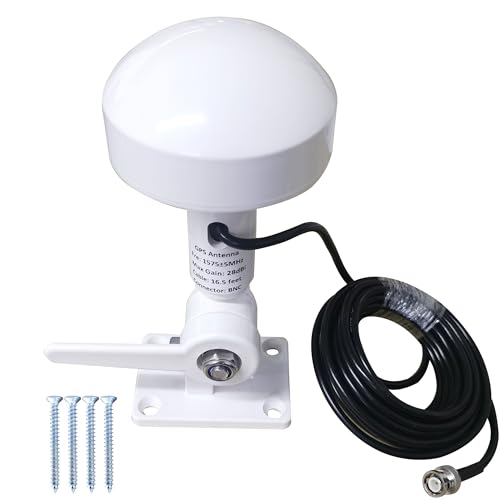 SignalPlus Marine GPS Antenna with 16.5FT BNC Cable