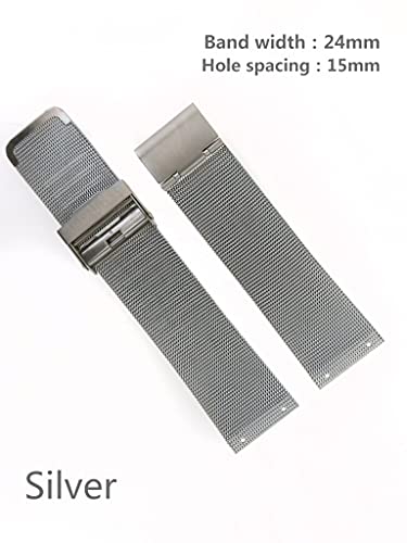 Nc Replacement Watch Band For Skagen Bering Unisex Watches With Screw (14Mm Silver) #TOP5