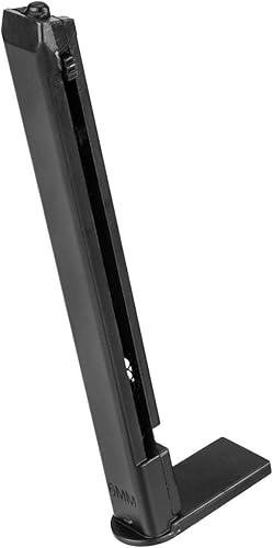 Miniatura 8 de Lancer Air Defender Cobra 1911 CO2 Pistola de aire de medio soplado de 0.177 in (Color: Negro)-450 FPS