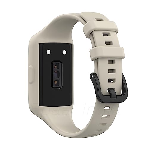 Image of Epaal Full Case Plain Strap for Honor Band 6 / Huawei Band 7 / 6 - Integrated TPU Watch Strap