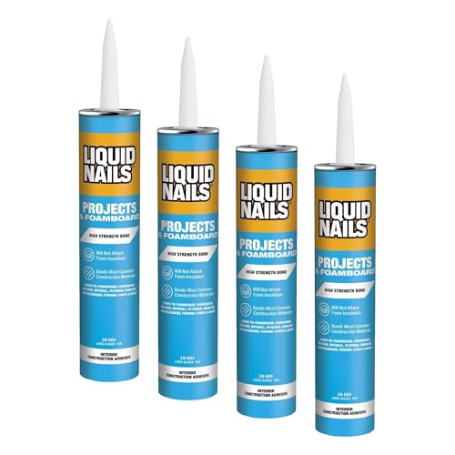 Image of Liquid Nails Latex Projects 10 oz Off-White Interior Projects and Foamboard Adhesive (Pack of 4)