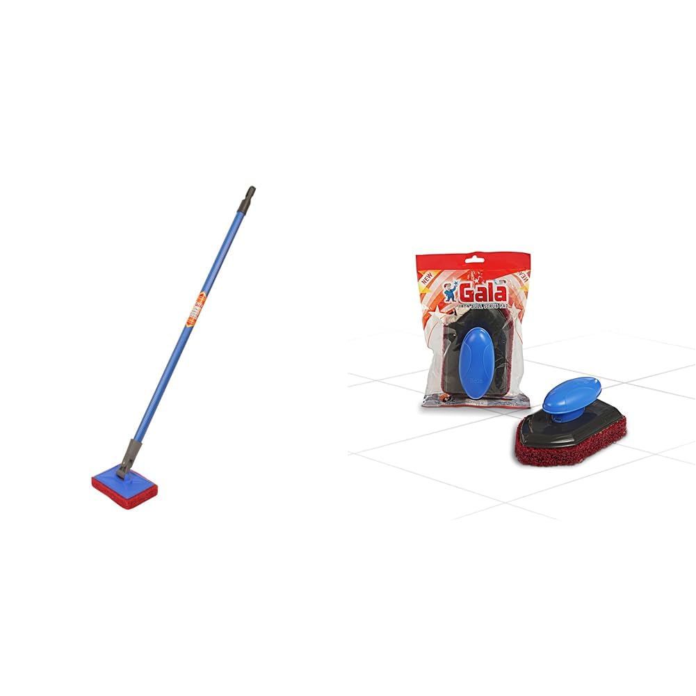 Gala - 151810 Scrubber with Long Handle (Multicolour) (B09KLPC1QW) Amazon Price History, Amazon Price Tracker